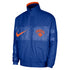 Nike Knicks Courtside Lightweight Jacket in Blue - Front View
