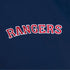 Mitchell & Ness Rangers Heavyweight Satin Jacket In Blue & Red - Front View