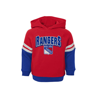 Toddler Rangers Miracle on Ice Hoodie and Pant Set In Red & Blue - Individual View