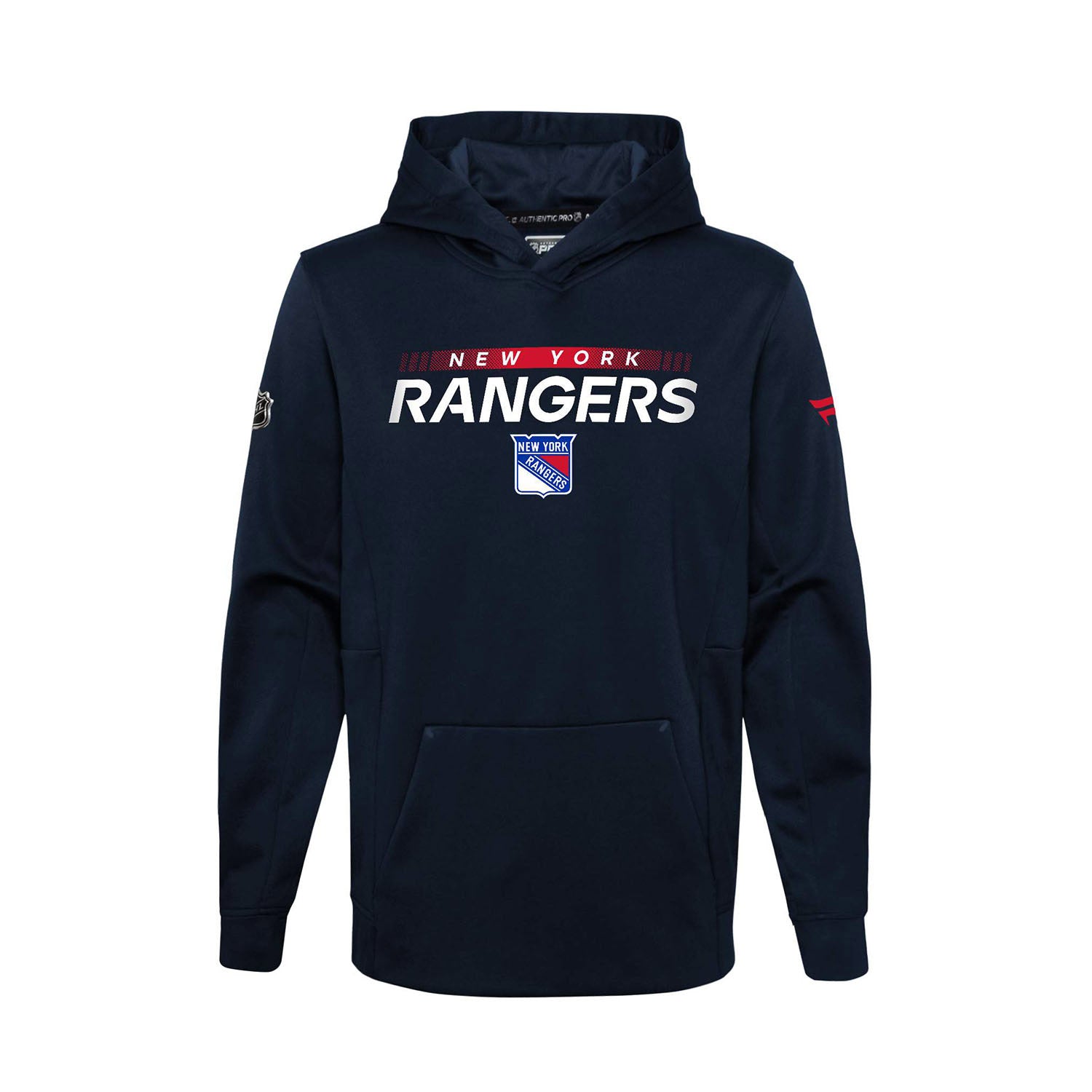 Youth Rangers Authentic Pro Hoodie - Front View