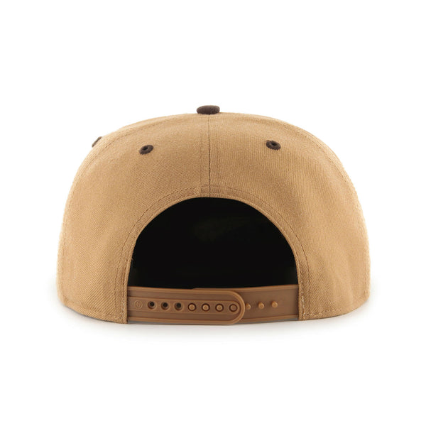 '47 Brand Rangers Toffee Captain Snapback Hat - Back View