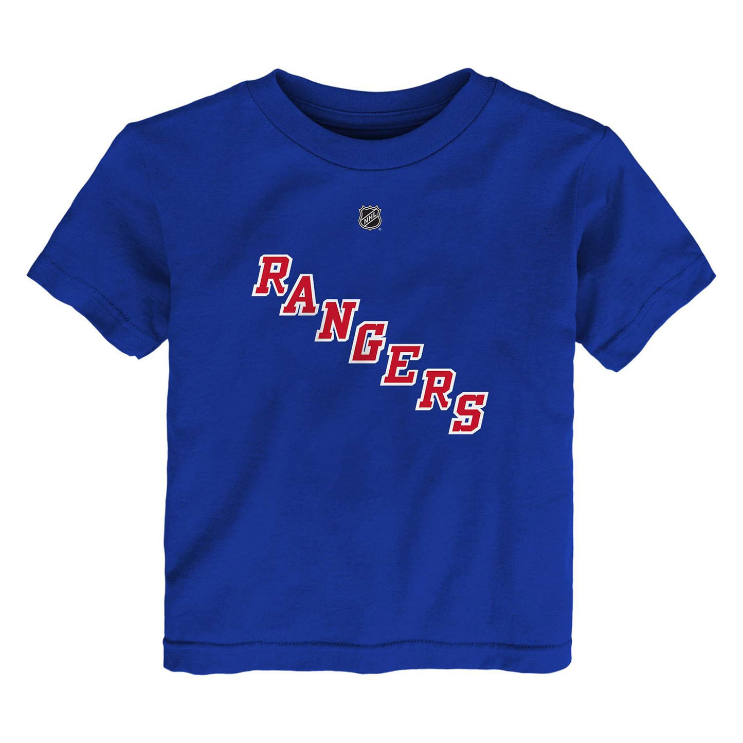 Infant Rangers Artemi Panarin Name & Number Tee In Blue - Front View