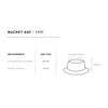 State of Mind - The Bucket Hat - Size Guide