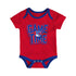 Infant Rangers Game Time 3-Pack Creeper Set - Individual Front View