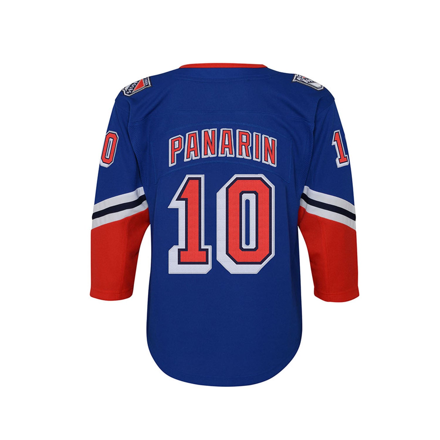 Youth Artemi Panarin Special Edition 2022 Jersey in Blue and Red - Back View