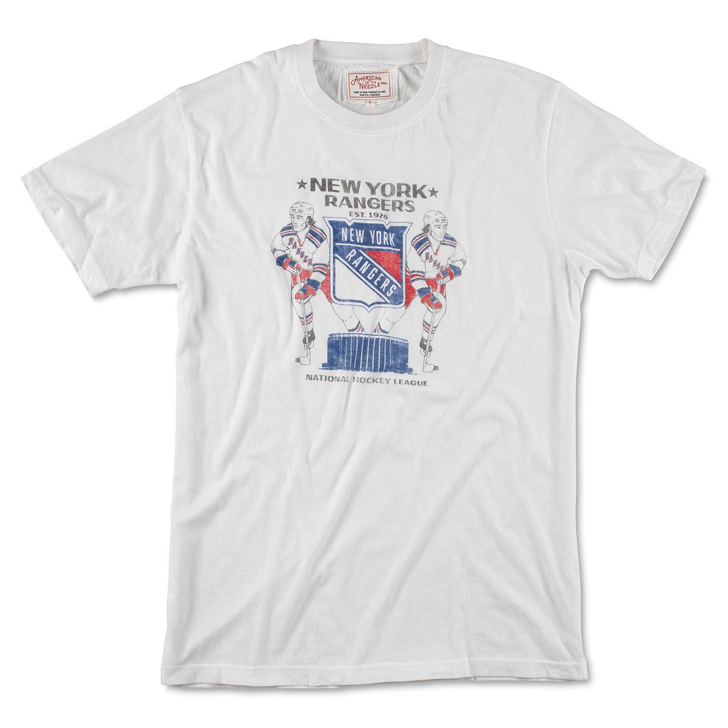  AMERICAN NEEDLE Brass Tacks NHL Team Logo T-Shirt by