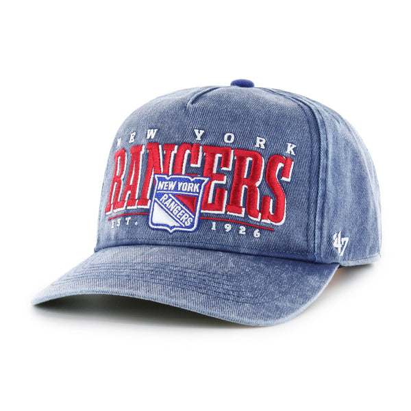 '47 Brand Rangers Fontana Hitch Snapback Hat In Blue - Front View