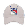 Fanatics Rangers True Classic Logo Adjustable Hat In Tan - Front View