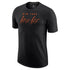 Nike Knicks Courtside Tee in Black - Front View