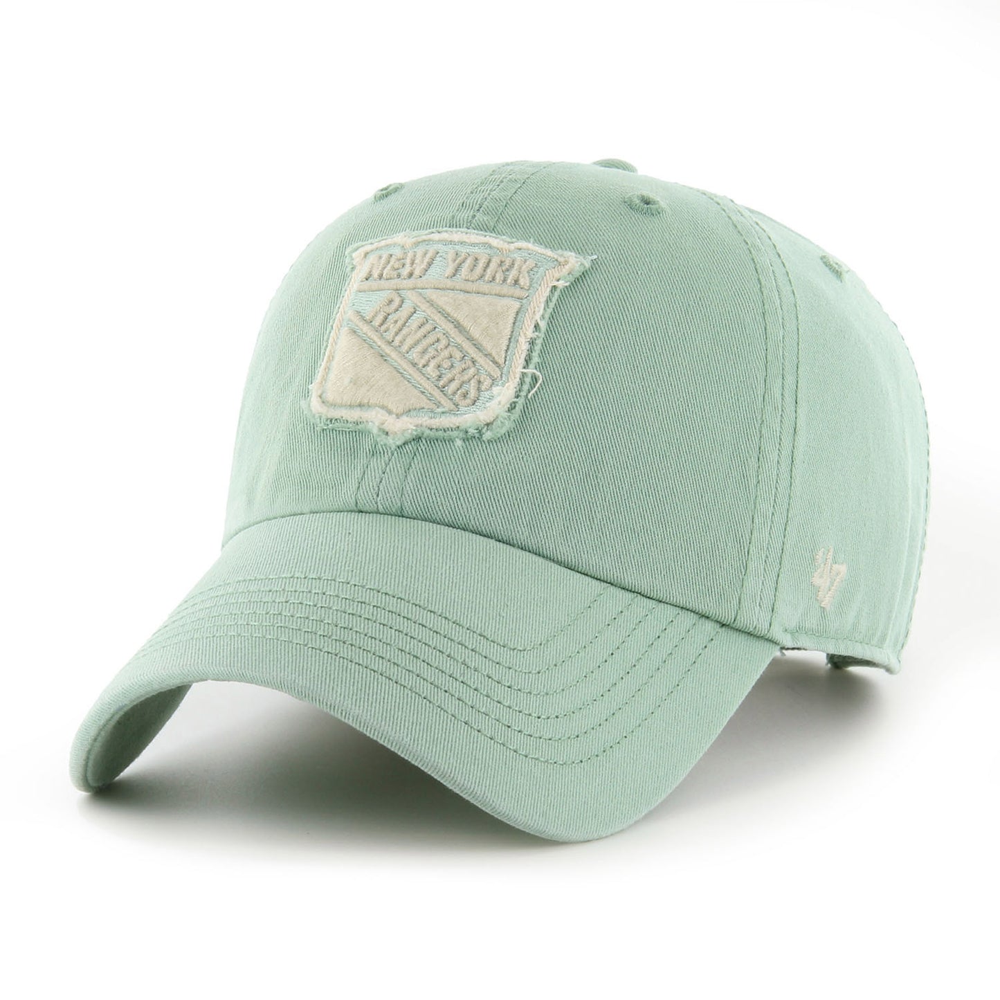 '47 Brand Rangers Mint Chasm Clean Up Hat In Green - Front View
