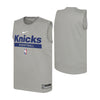 Youth Nike Knicks Practice Graphic Legend Tank In Grey - Combined View