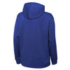 Youth Nike Knicks Dri-Fit Showtime Hood In Blue - Back View