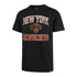 '47 Brand Knicks 22-23 City Edition Scrum Tee In Black - Front View