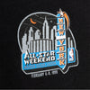 Mitchell & Ness Knicks Flight Starks Name & Number Tee In Black - Front View