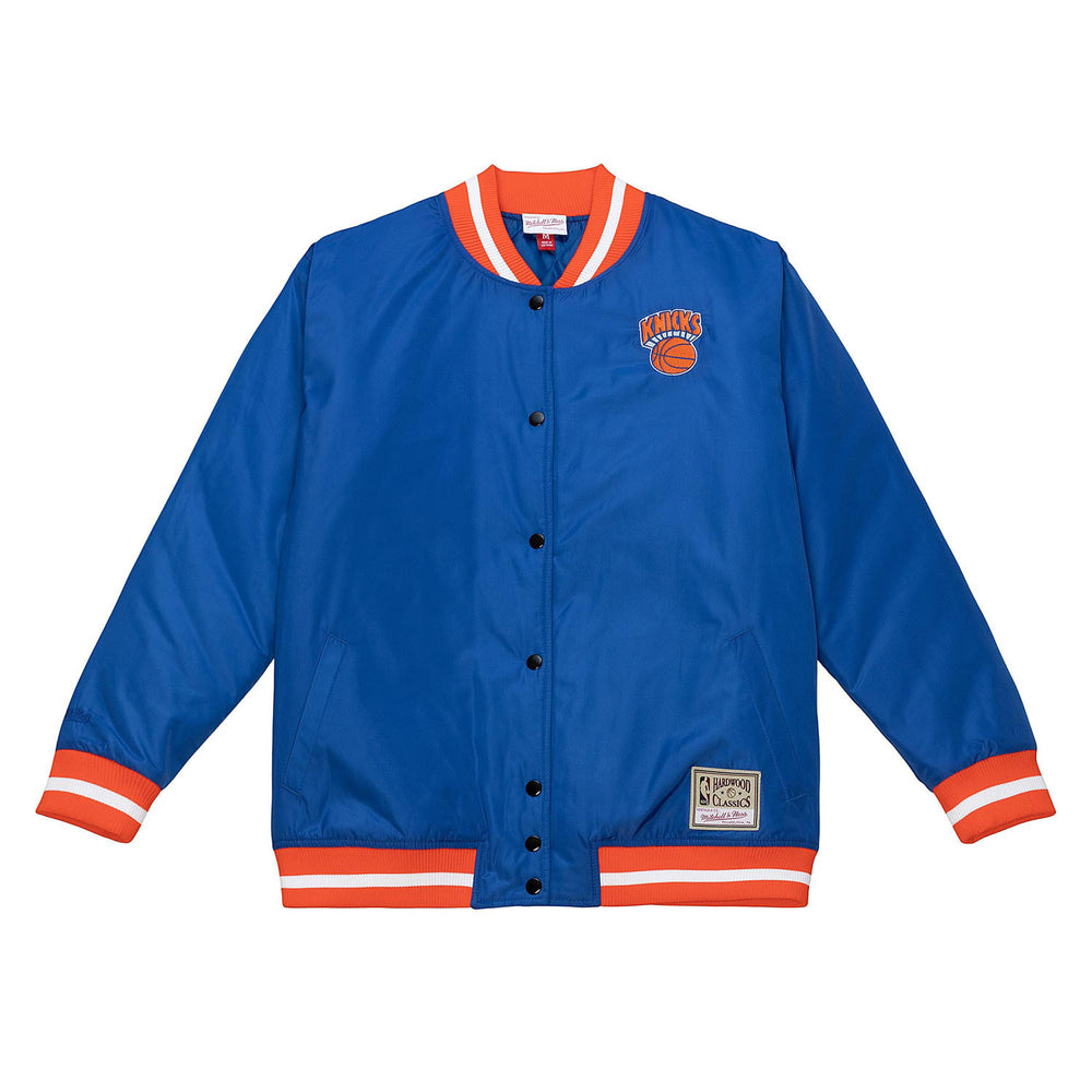 Youth Mitchell & Ness Orange/Blue New York Knicks Hardwood Classics Big Face 5.0 Shorts Size: Small