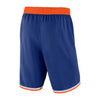 Nike Knicks Dri-Fit Icon Shorts In Blue & Orange - Back View