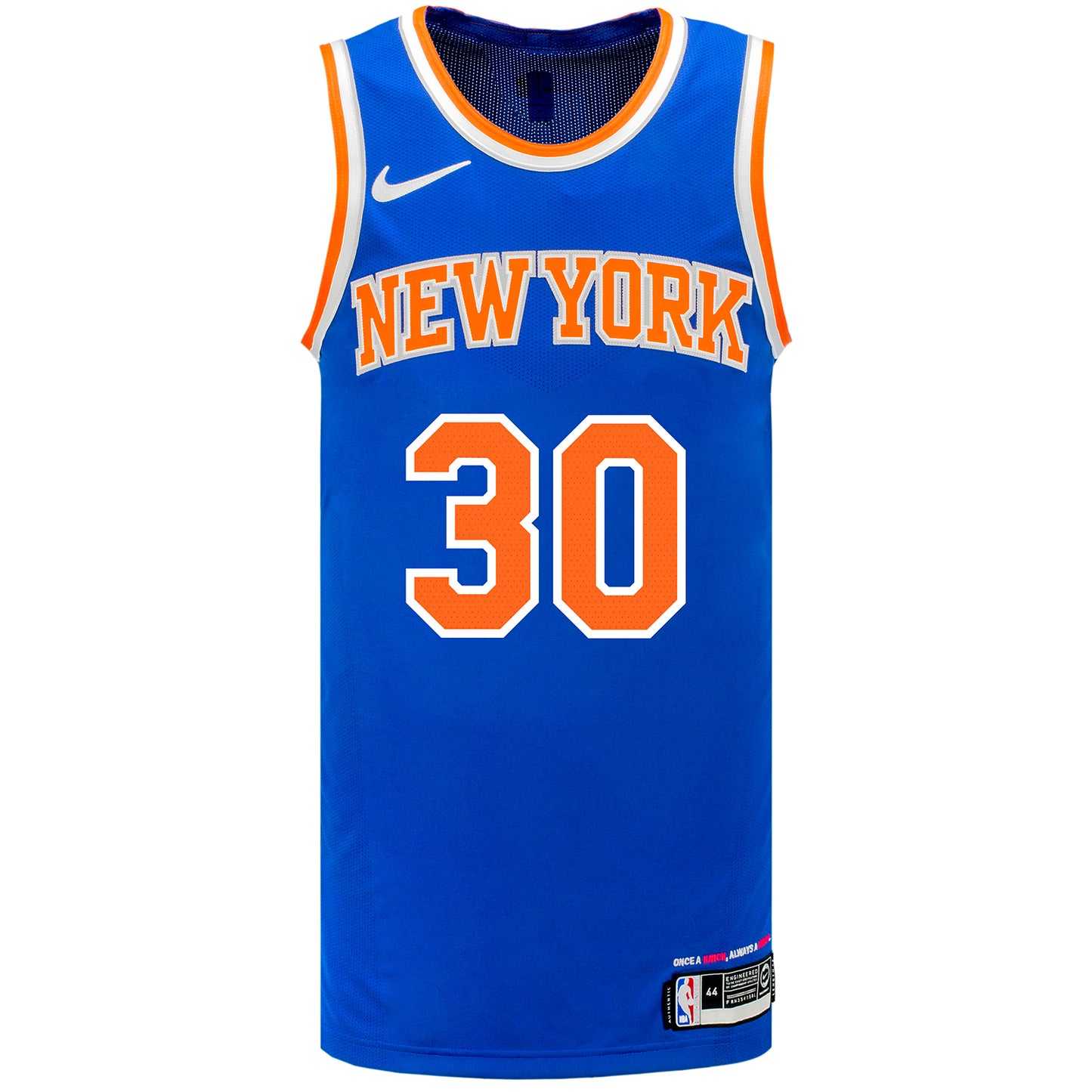 Knicks Nike Julius Randle Royal Authentic Jersey In Blue - Front View
