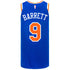 Knicks Nike RJ Barrett Royal Authentic Jersey In Blue - Back View