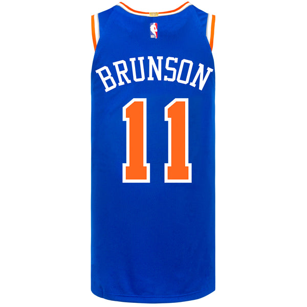 Knicks Nike Jalen Brunson Royal Authentic Jersey In Blue - Back View