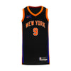 Youth Knicks RJ Barrett 22-23 City Edition Jersey In Black - Front View