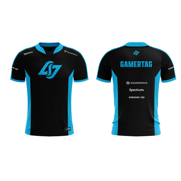 Official 2022 CLG Jersey in Black - Front and Back View
