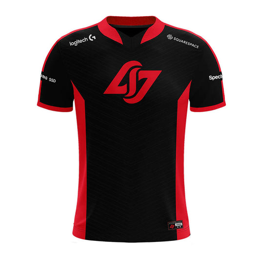 Women's Official 2022 CLG Red Jersey in Black - Front View