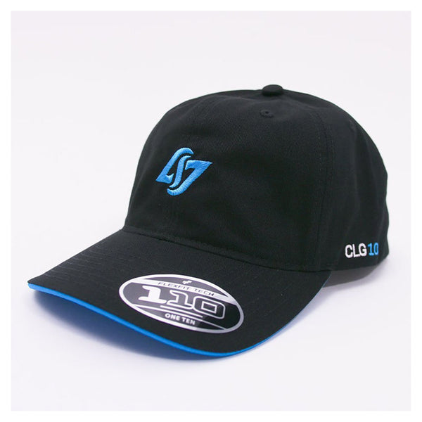 CLG10 Flexfit Hat in Black - Front View