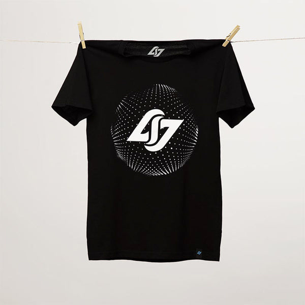 CLG Orb Tee in Black - Front View