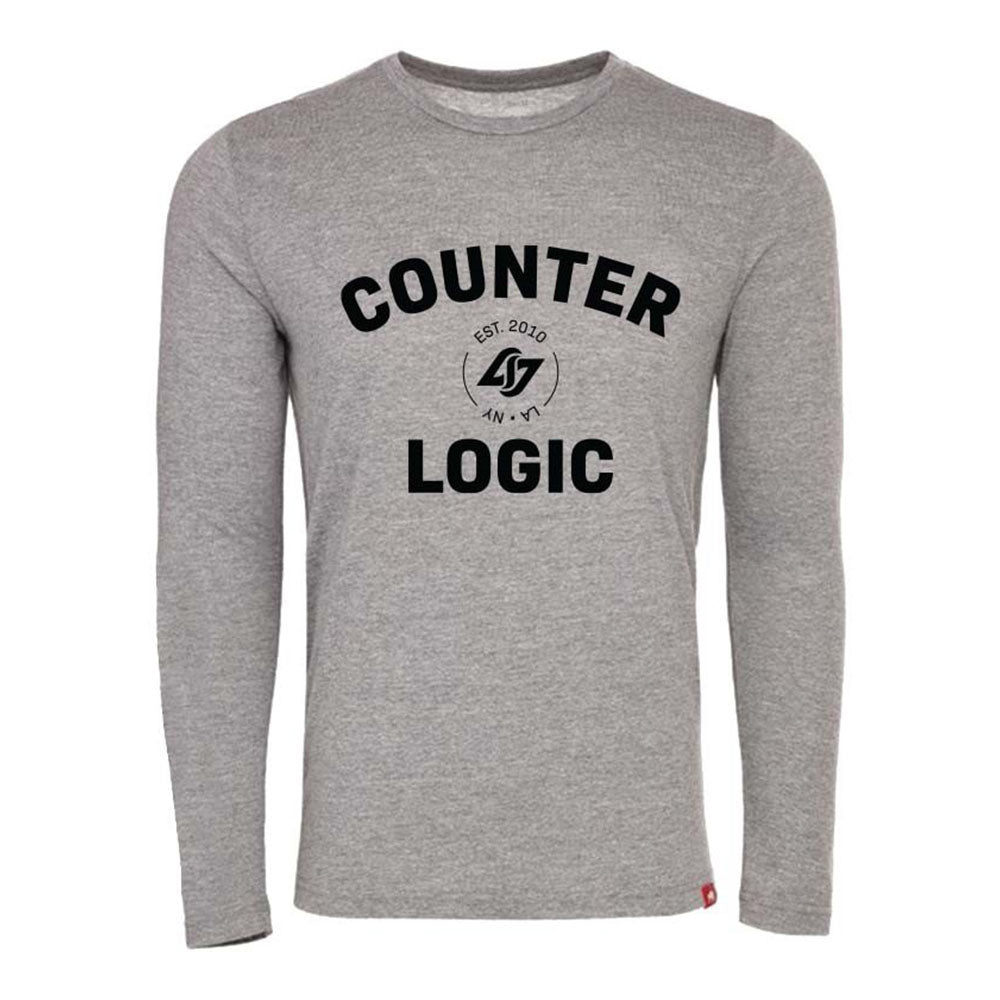 CLG Loyalty LS Tee in Grey - Front View