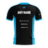 Personalized 2022 CLG Jersey in Black and Blue - Back View