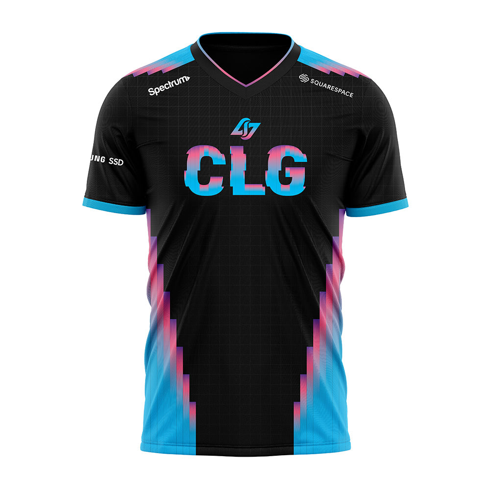 Personalized 2022 CLG Summer Jersey in Black - Front View