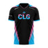Personalized 2022 CLG Summer Jersey in Black - Front View