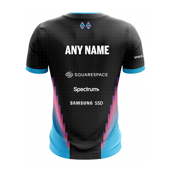Personalized 2022 CLG Summer Jersey in Black - Back View