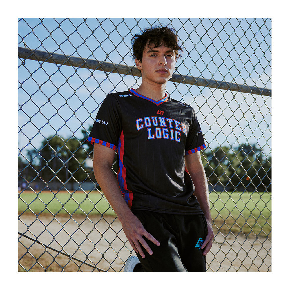 CLG 2022 Statement Jersey In Black - Front View On Model