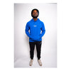State of Mind - The Statement Hoodie (Blue) - Front View On Model