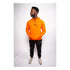 State of Mind - The Statement Hoodie (Orange) - Front Graphic On Model
