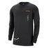 Nike Knicks Courtside Max90 Longsleeve Tee In Black - Front View