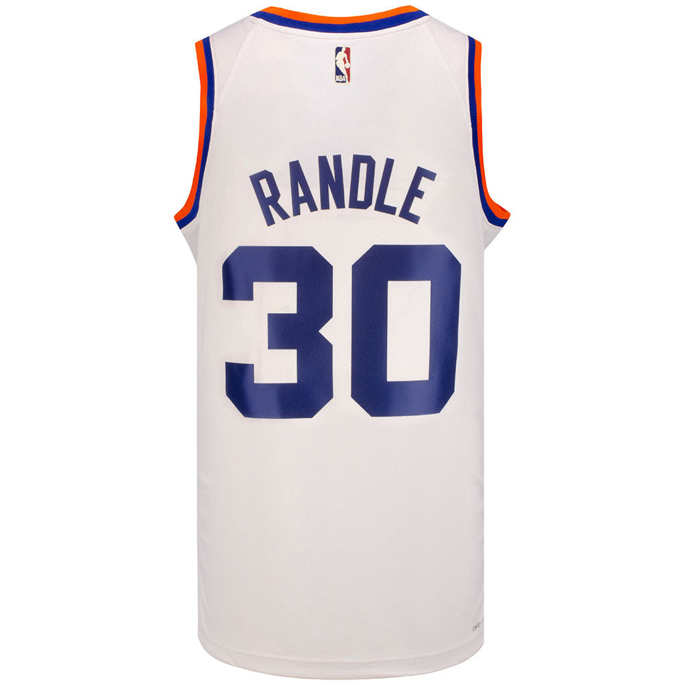 Products 21-22 Julius Randle Classic Swingman Jersey in White - Back View