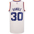 Products 21-22 Julius Randle Classic Swingman Jersey in White - Back View