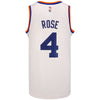 Products 21-22 Derrick Rose Classic Swingman Jersey in White - Back View
