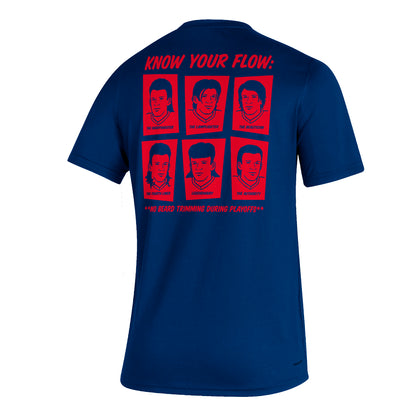 Adidas Rangers Creator T-Shirt in Blue - Back View