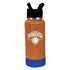 Great American Knicks 32 oz Thirst Hydration Bottle in Orange - Front View