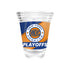 Great American Knicks 22-23 Playoff NY Forever Shot Glass - In Blue And Orange - Front View