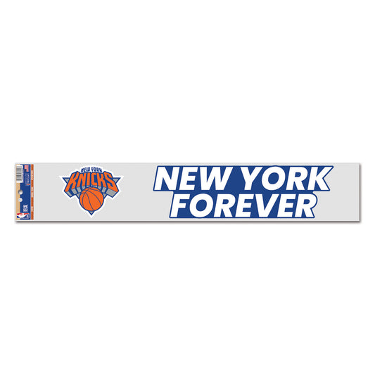 Wincraft Knicks 22-23 Playoff NY Forever 3x17 Decal - In White - Front View