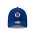 Women's New Era Knicks 9TWENTY Shiny Patch Adjustable Hat in Black - Front View