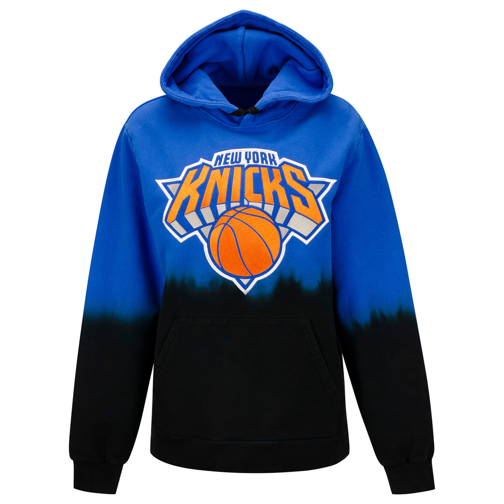 Ultra Game Nba New York Knicks Womens Super Soft Fleece Crop Top Pullover  Hoodie Sweatshirt, Black, Large