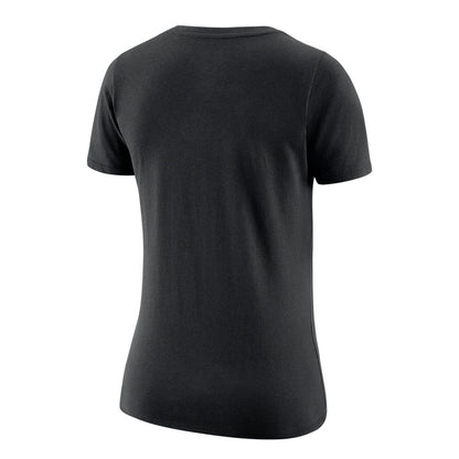 Womens Nike City Edition NYC Swoosh Tee in Black - Back View
