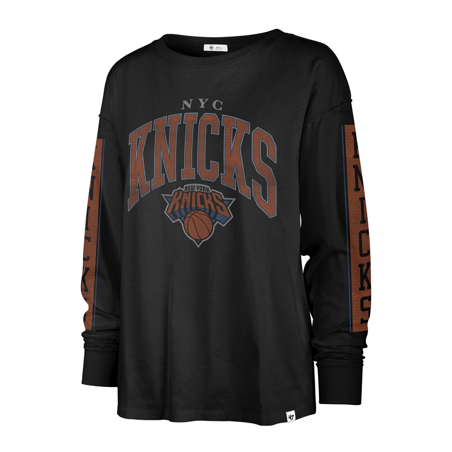 47 Brand / Women's 2021-22 City Edition New York Knicks Grey Tubular T-Shirt