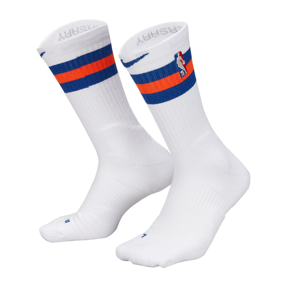 Men's Nike Knicks Elite City Edition Sock - Pair, Left View