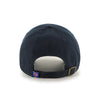 '47 Knicks Brand Ball Logo Clean Up Hat in Black - Back View